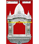 Silver Jharokha Temple Style